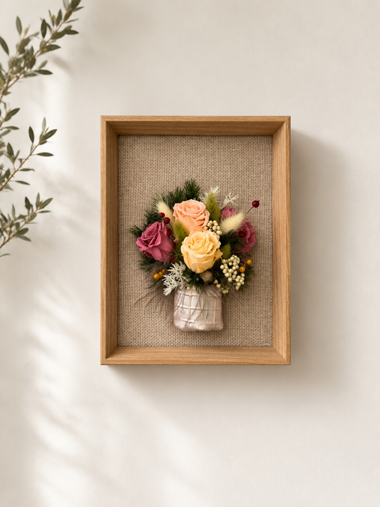 Tablou Floral „Aurora Bloom”, 21x16 cm