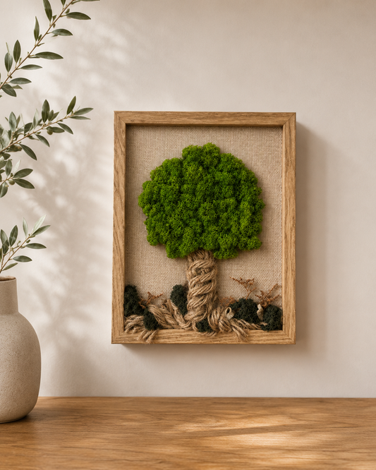Tablou "Evergreen Harmony", 27x20 cm